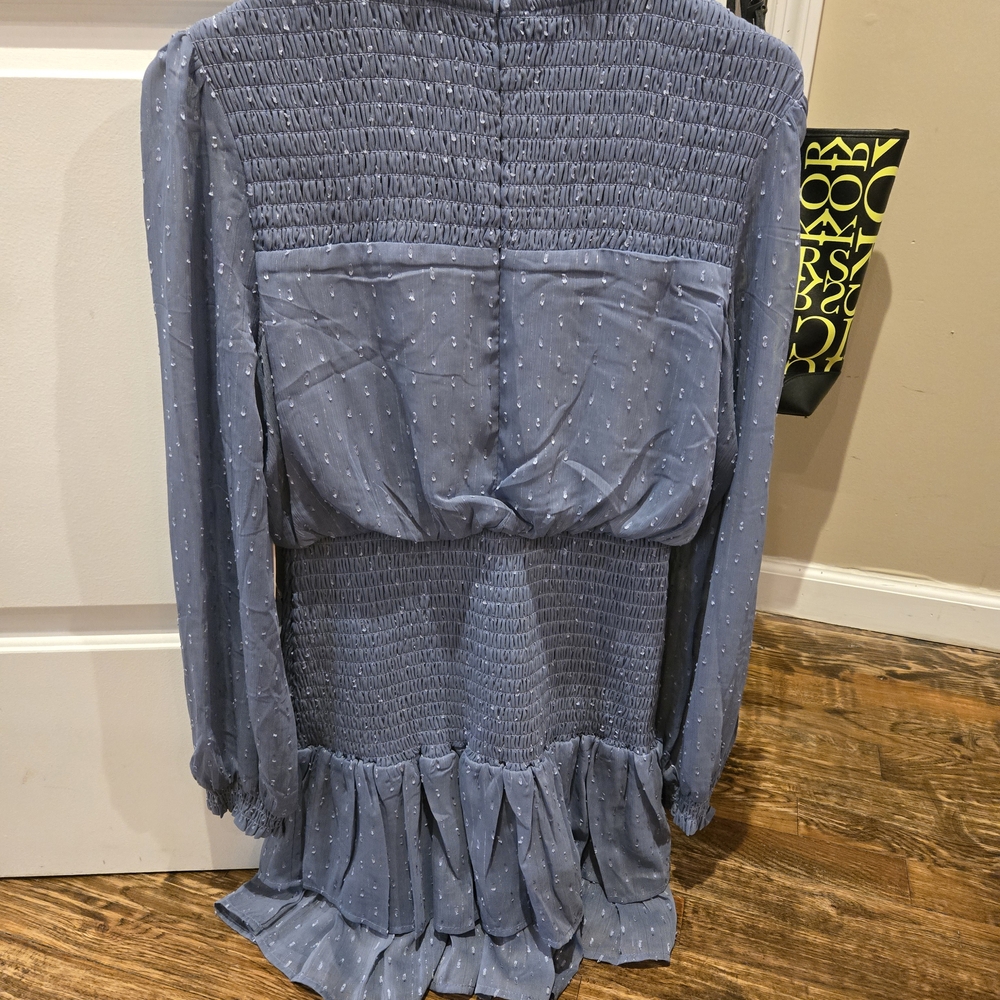 NWT WOMENS Dress In Slate Blue - Picture 2 of 5
